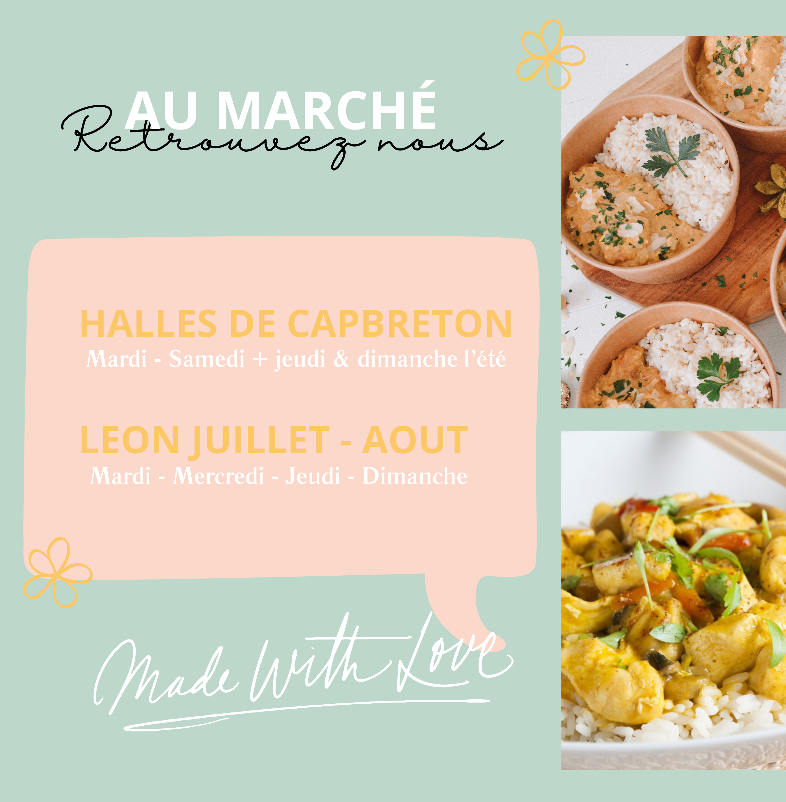 traiteur marché landes