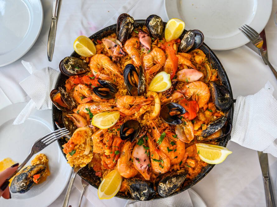 Paella royale traiteur livraison Landes et Pays Basque